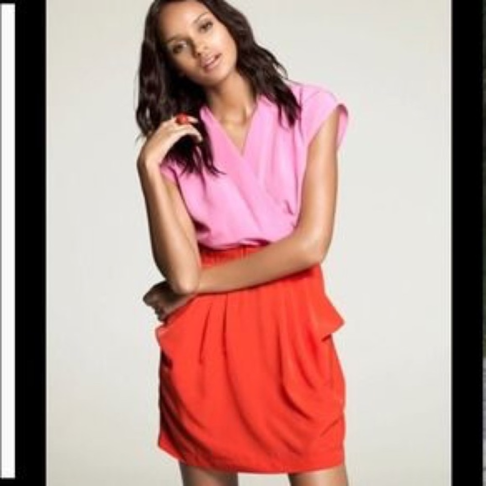 Pink and Red H&M dress